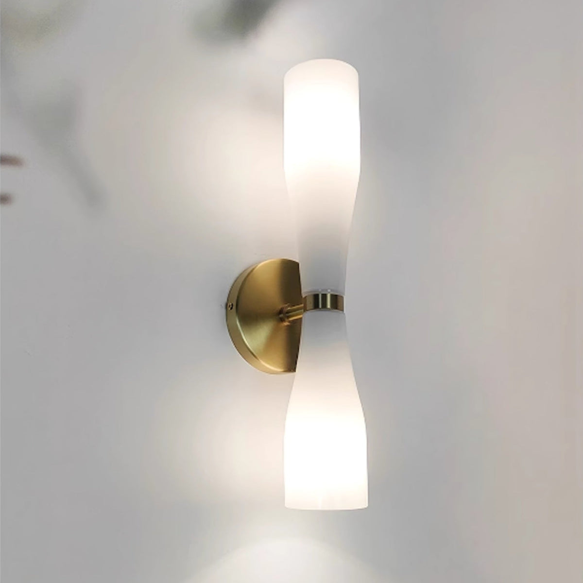 Torch aplique de pared moderno de vidrio