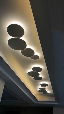 Arelis aplique de pared Geométrico Disco