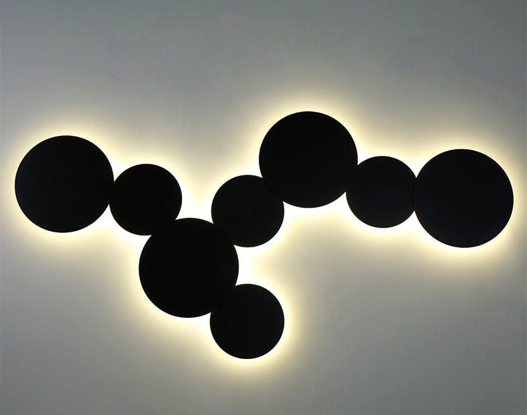 Arelis aplique de pared Geométrico Disco