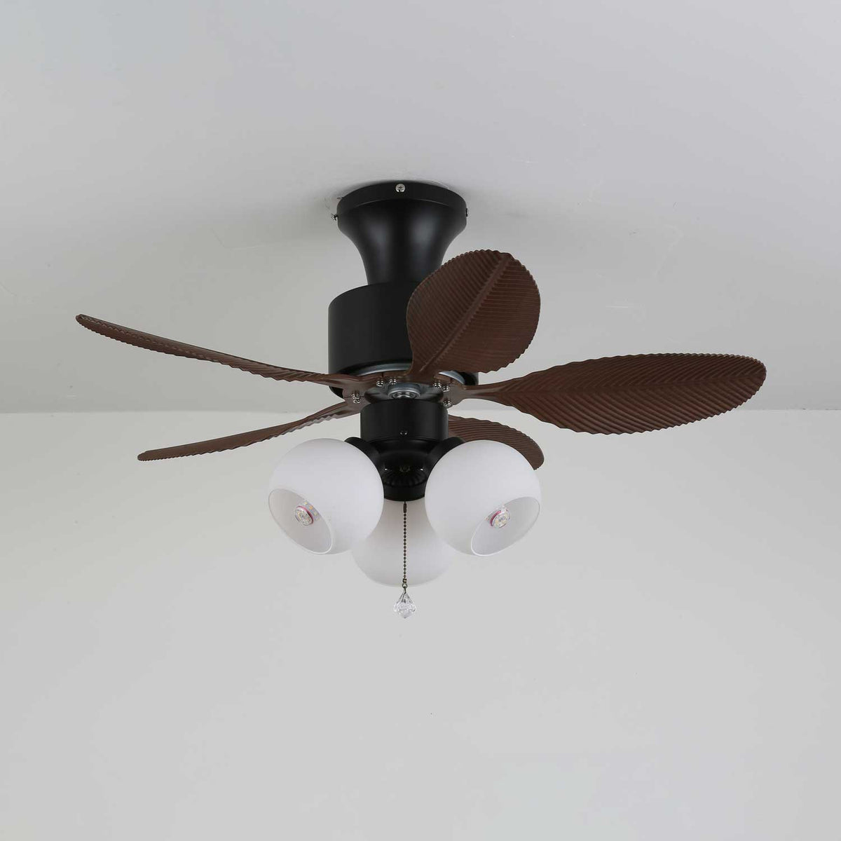 Althea ventilador de techo con luz Vintage de madera