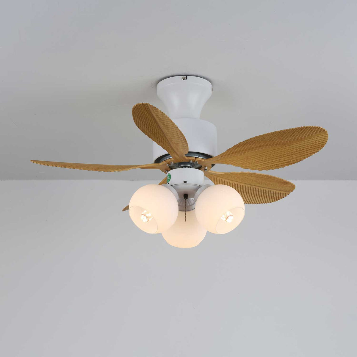 Althea ventilador de techo con luz Vintage de madera