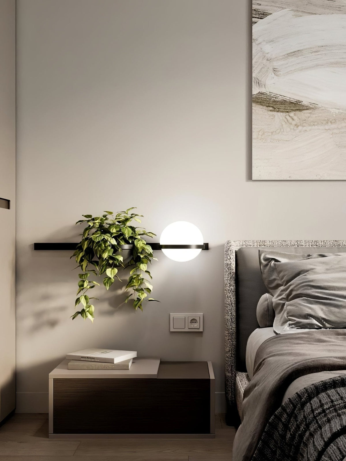 Elmarisra aplique de pared moderno minimalista