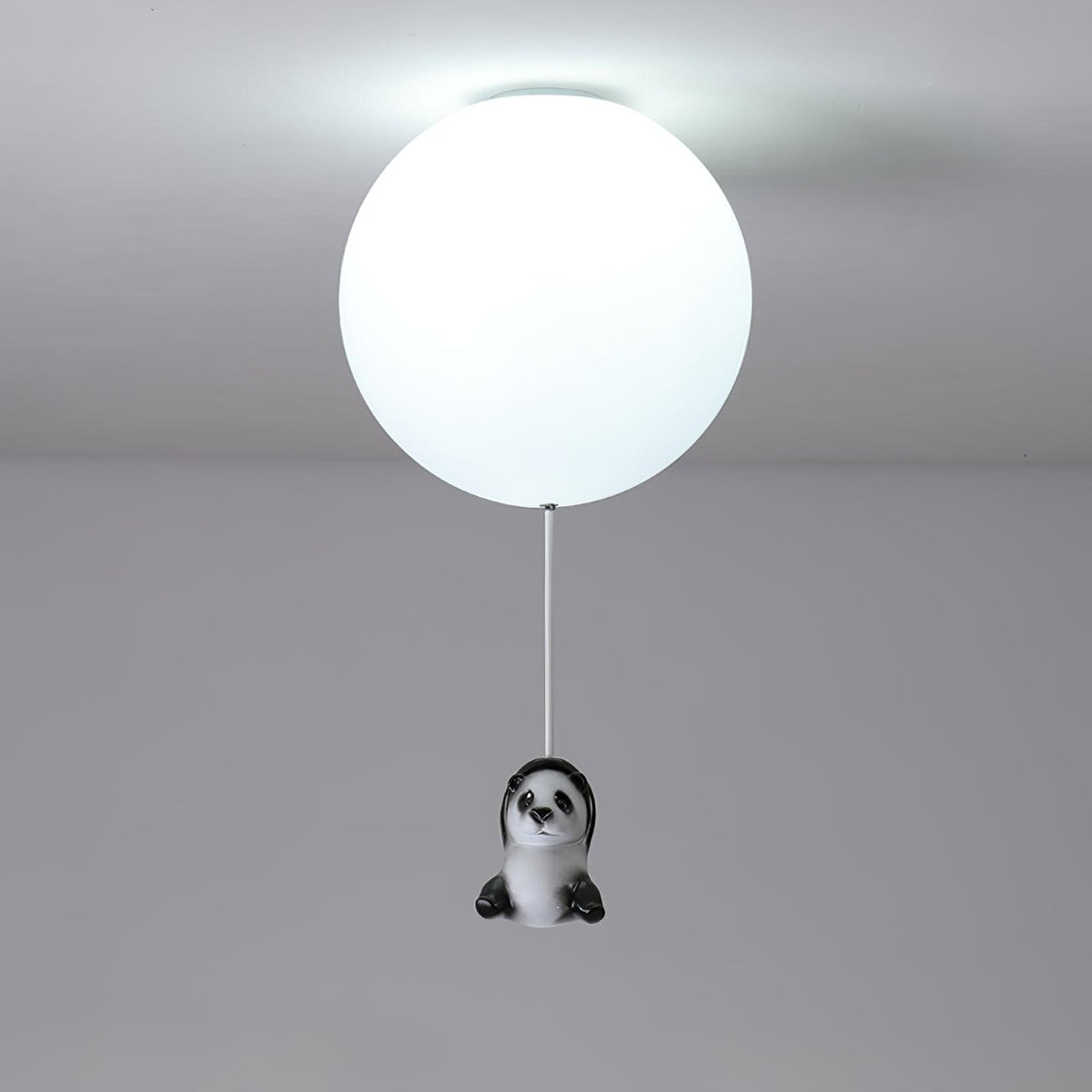 Yrath lámpara de techo elegancia Panda de vidrio