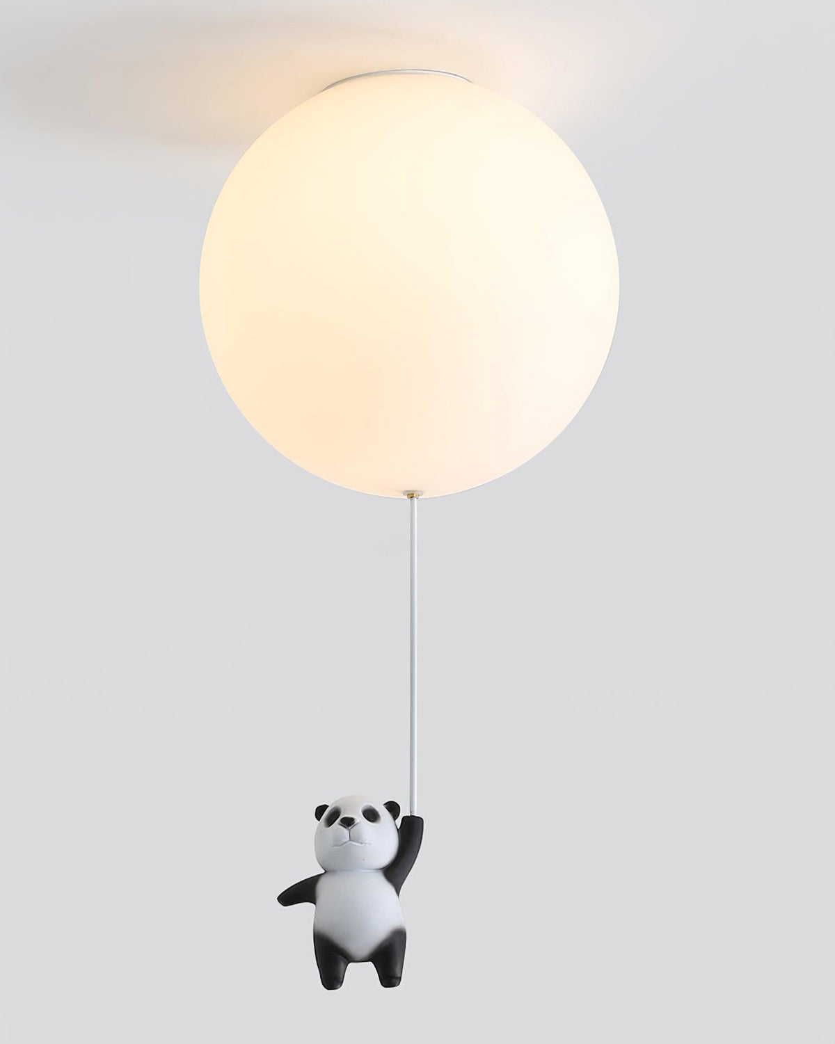 Yrath lámpara de techo elegancia Panda de vidrio