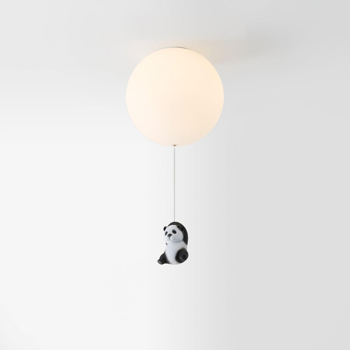 Yrath lámpara de techo elegancia Panda de vidrio