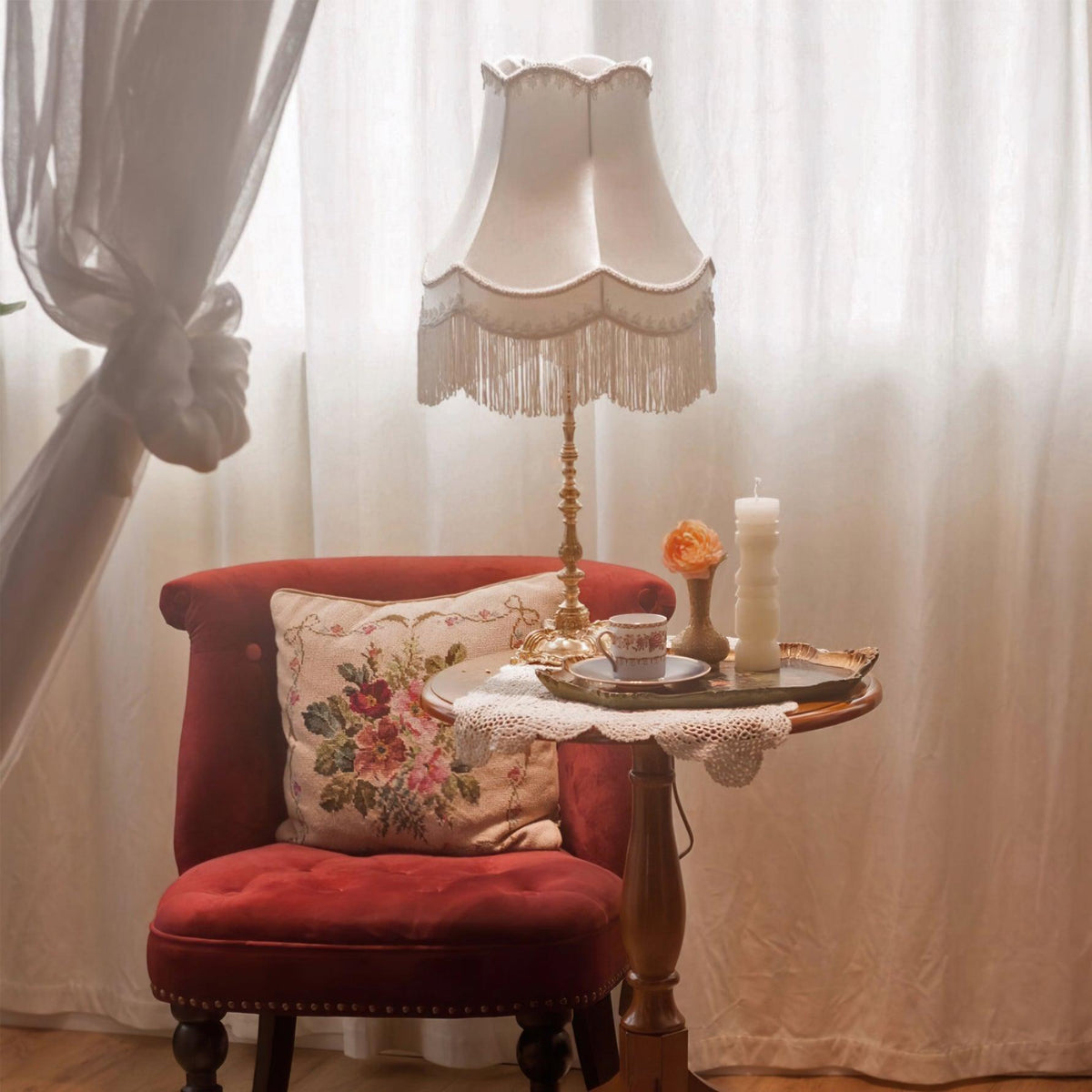 Octavia lámpara de mesa vintage