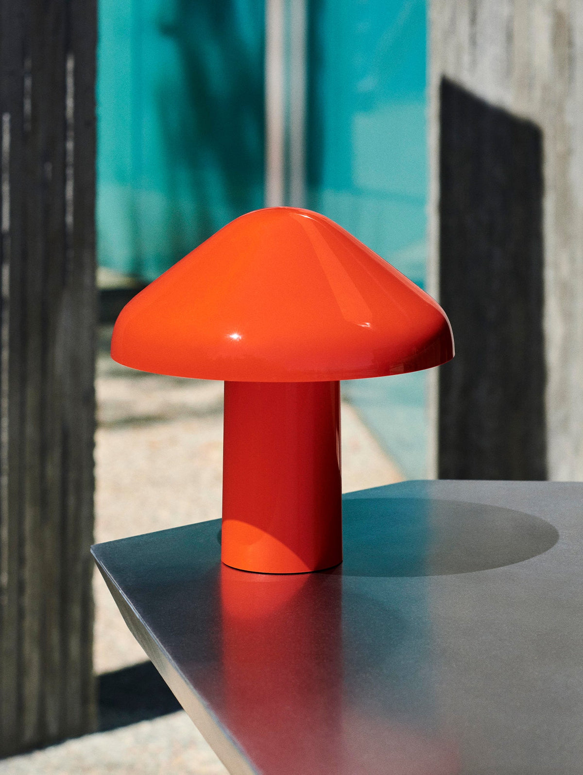 Glorange lámpara de mesa portátil