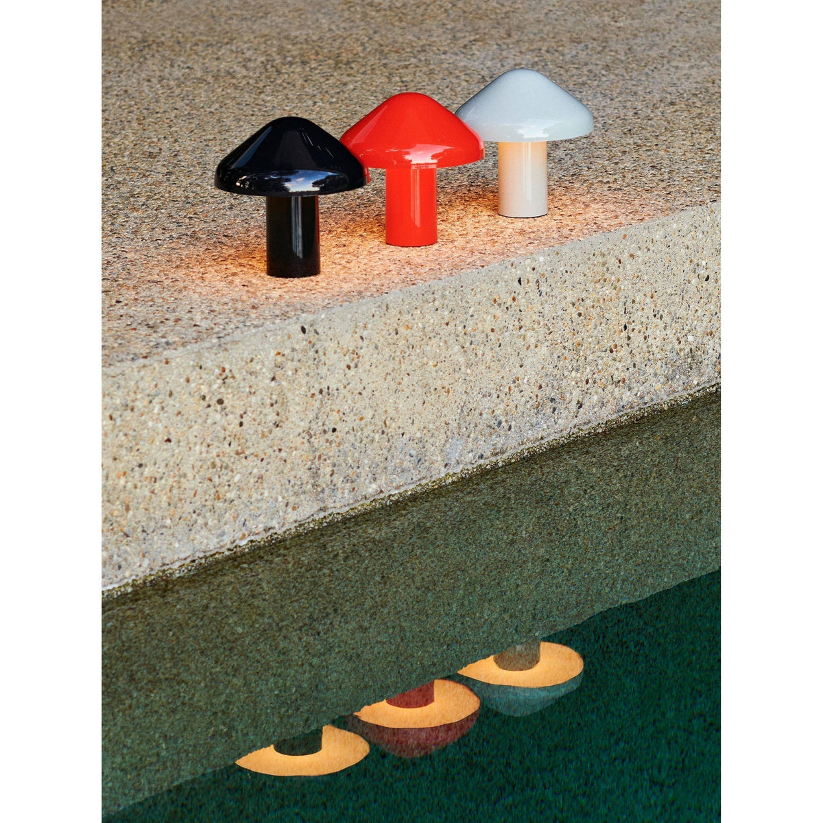 Glorange lámpara de mesa portátil