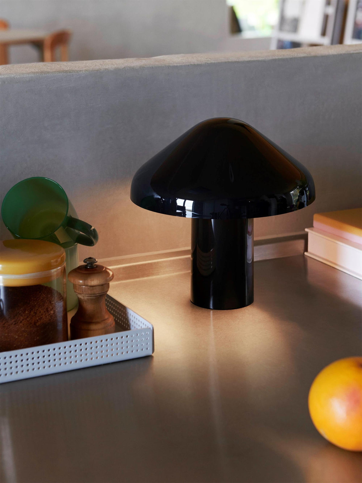 Glorange lámpara de mesa portátil