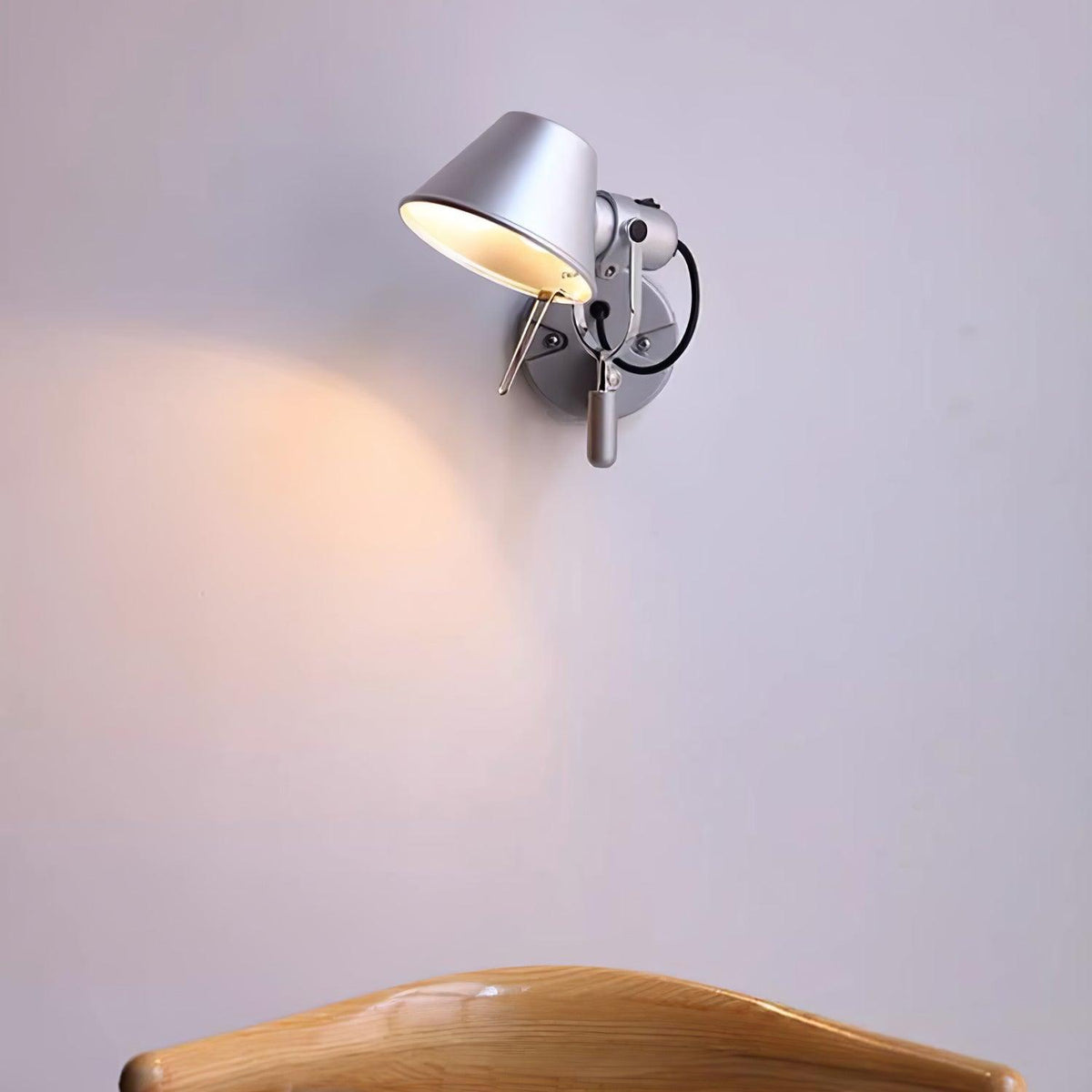 Nyliraris aplique de pared único vintage industrial