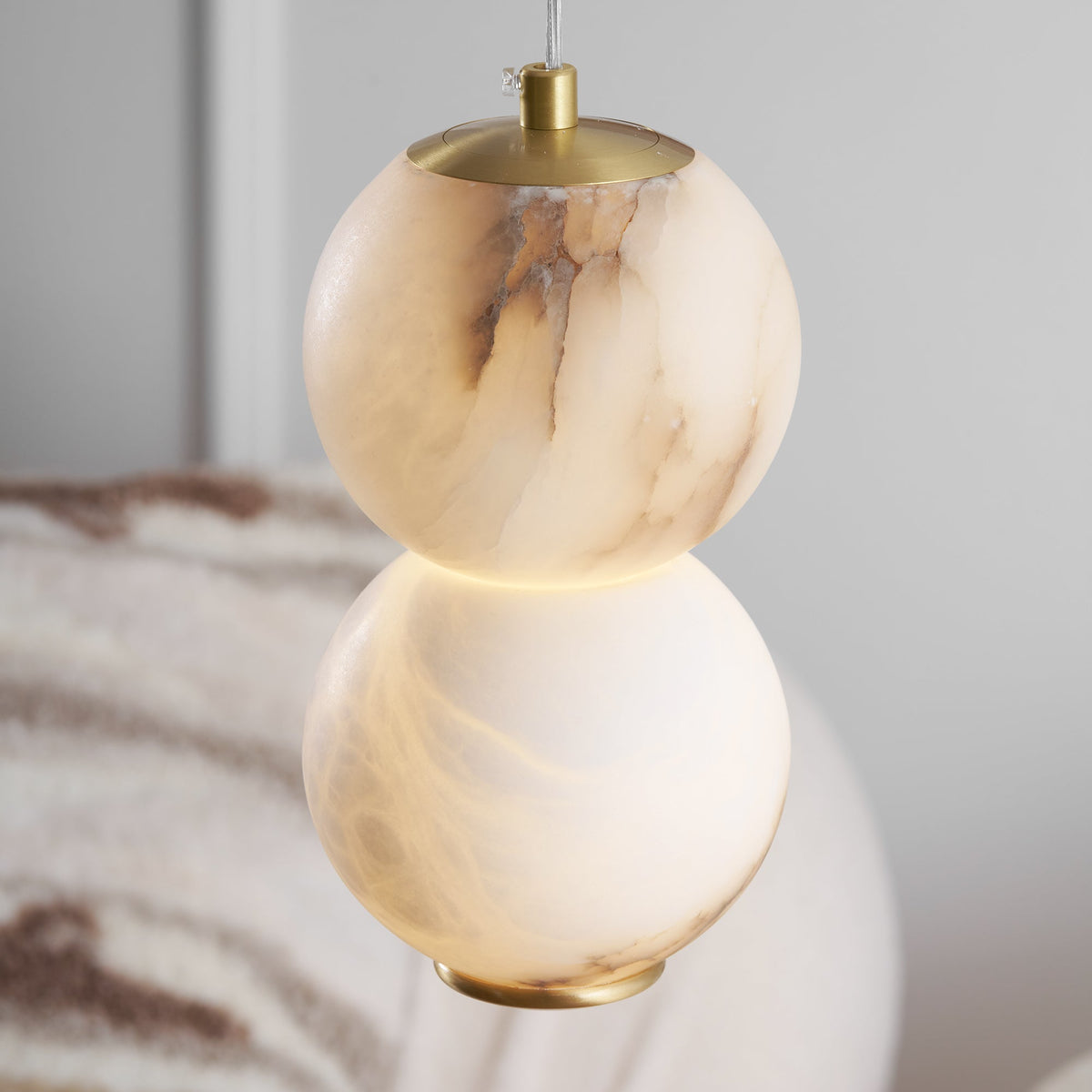 Ritta Alabaster Pendant Light Head 2 /3/4