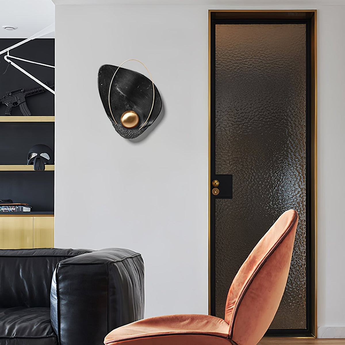 Vethaora aplique de pared Premium nórdico resina art Pearl
