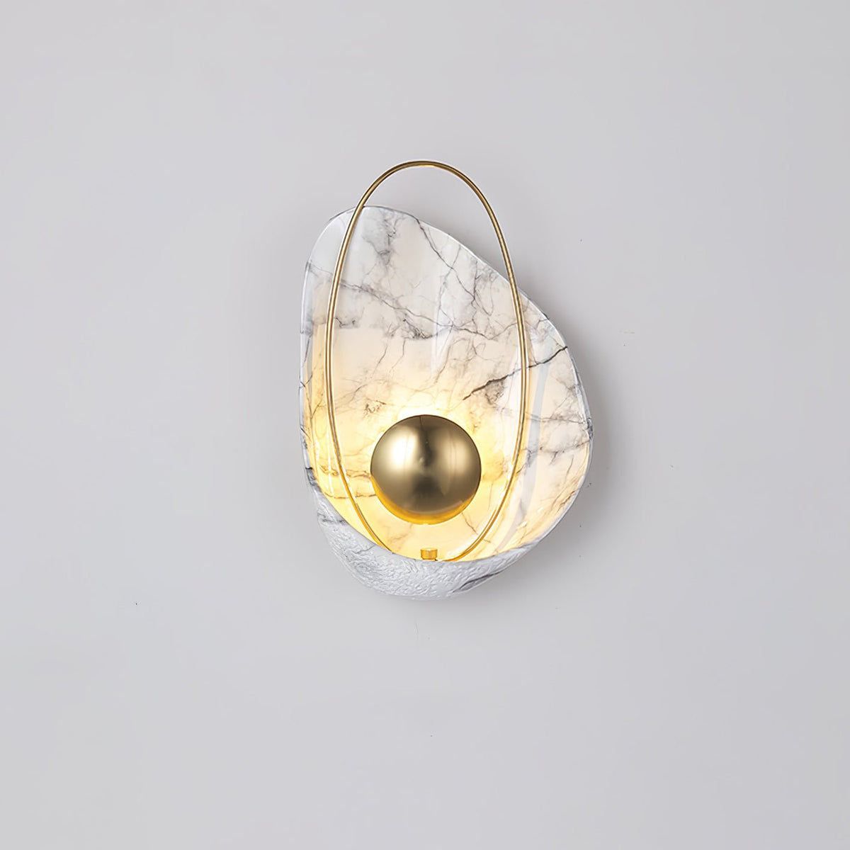 Vethaora aplique de pared Premium nórdico resina art Pearl