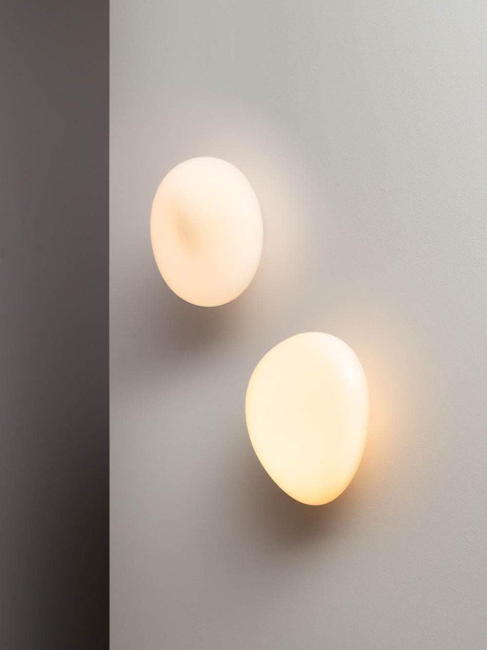 Eirinina aplique de pared con vidrio