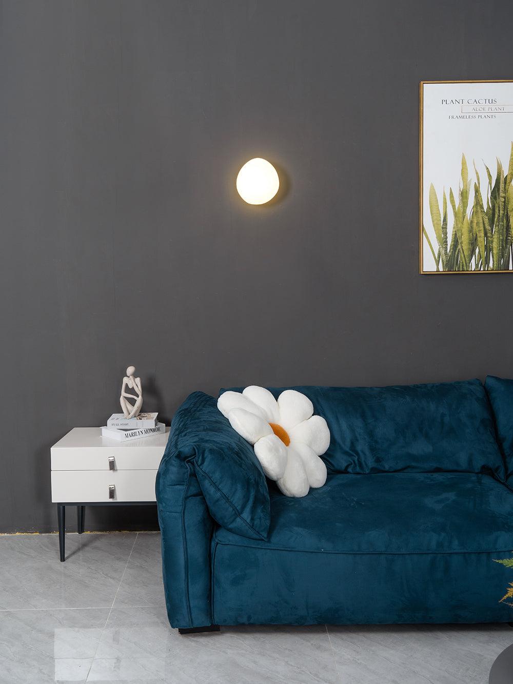Eirinina aplique de pared con vidrio