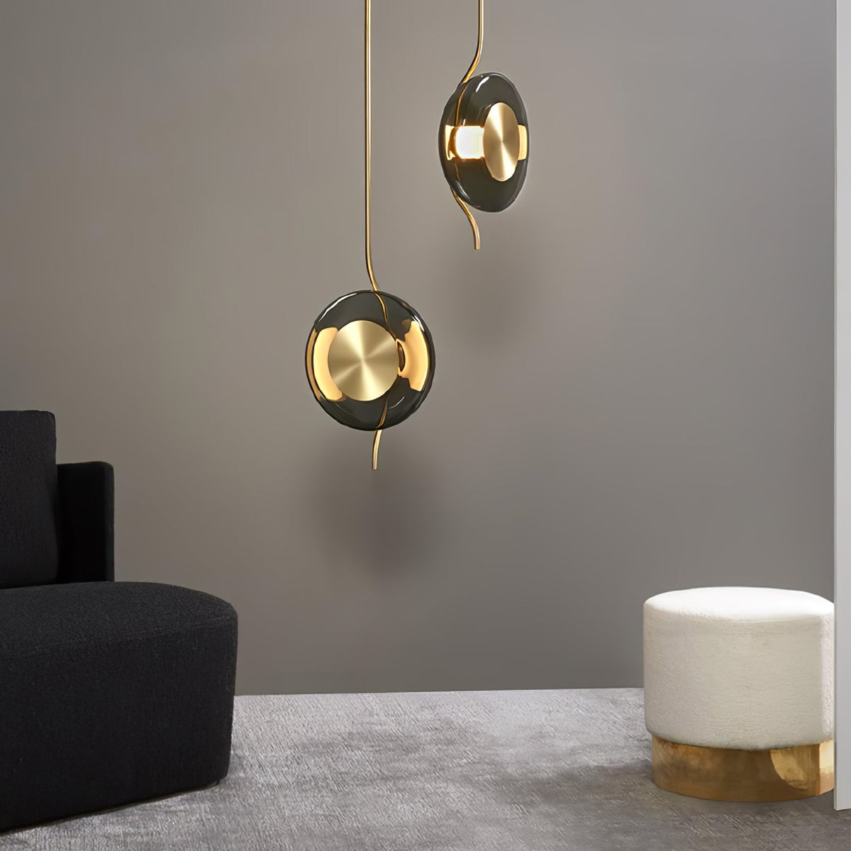 Umirus lámpara colgante moderna minimalista de vidrio