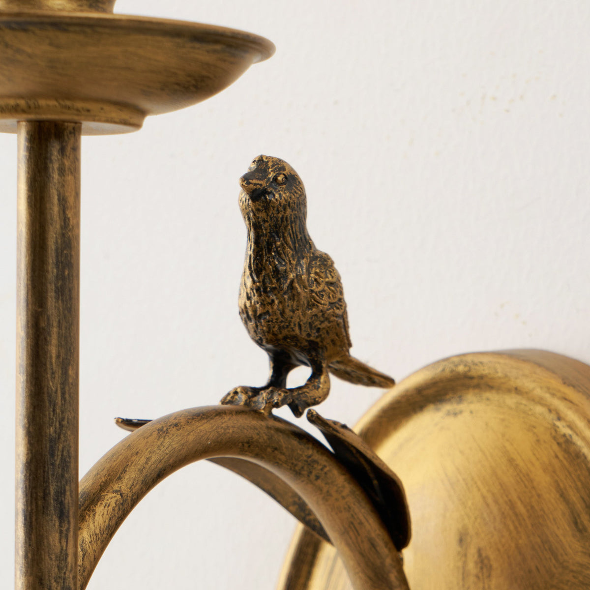 Silva Aplique de Pared Interior Vintage con Forma de Pájaro