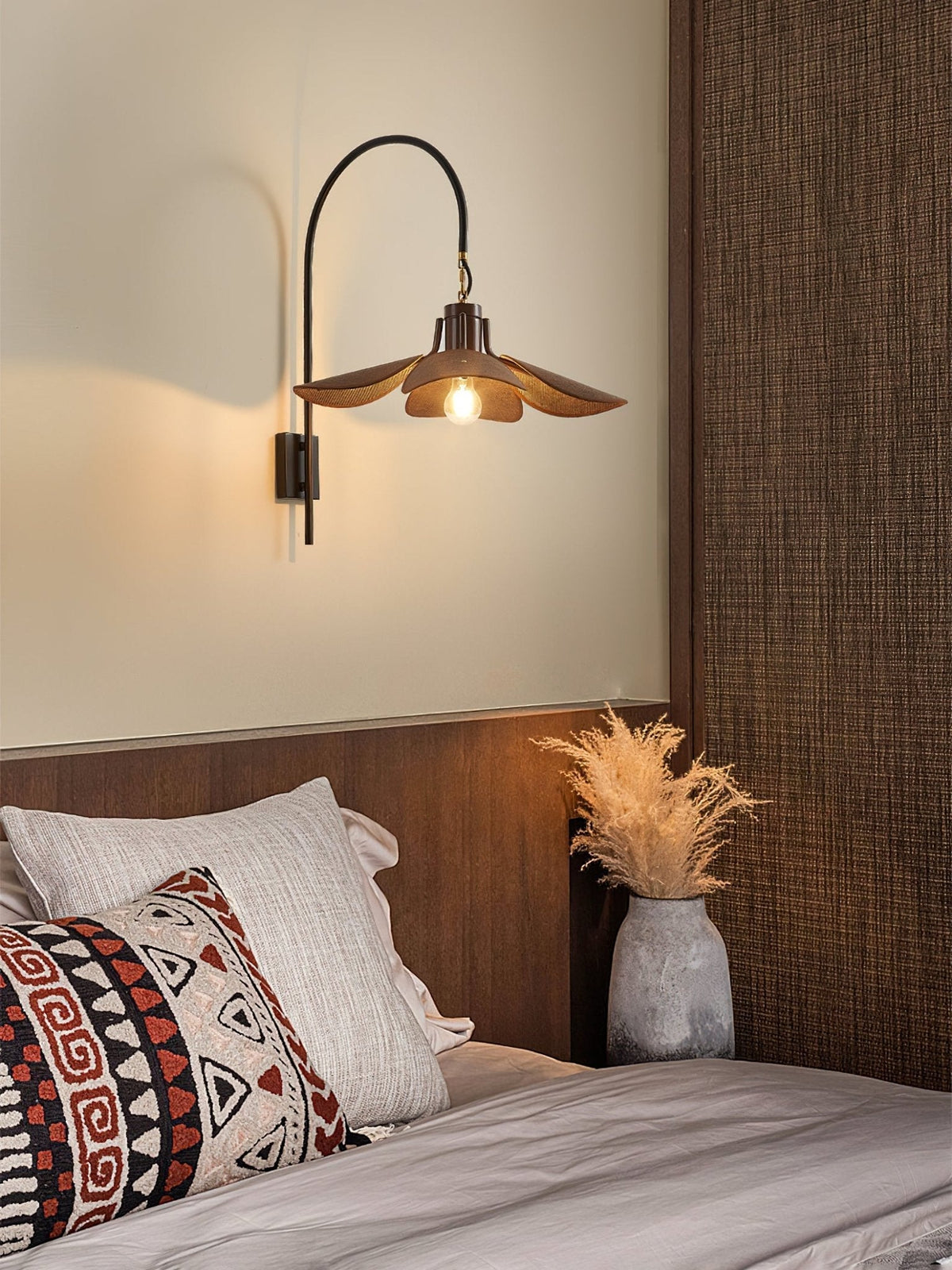 Visilis aplique de pared Premium nórdico con arte floral