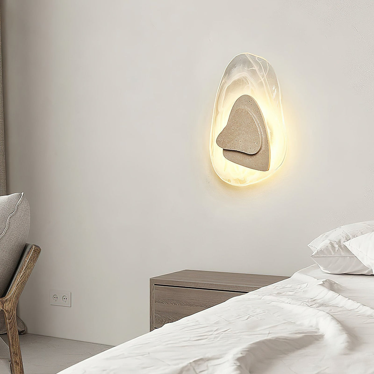 Zenorarae Cristal Travertino Apliques de pared