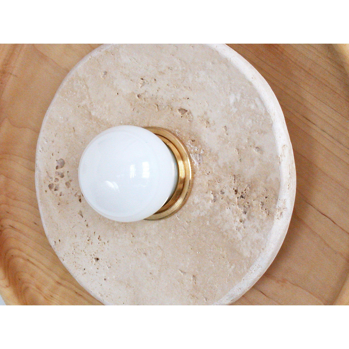 Lumenhart aplique de pared travertino