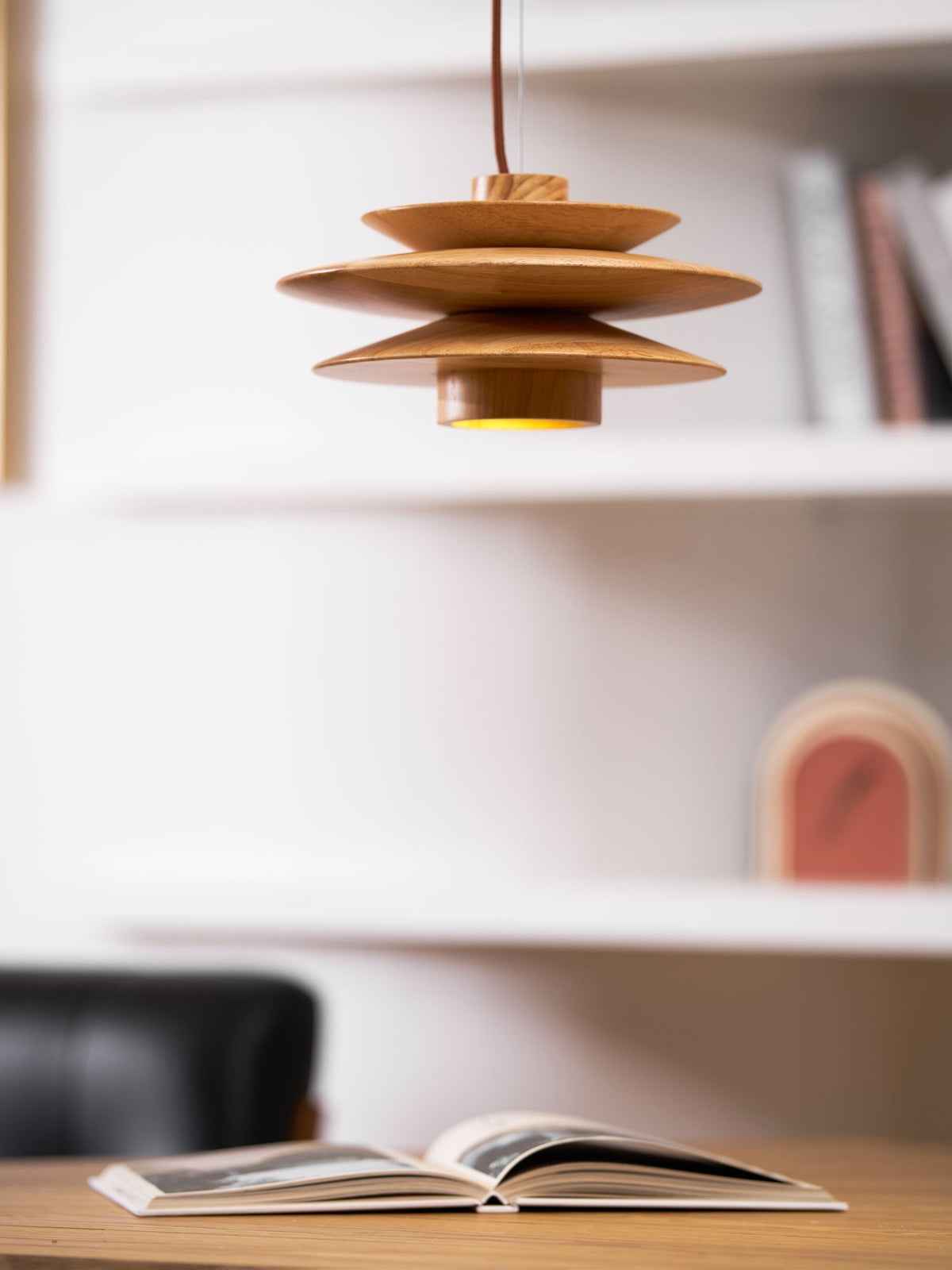 Elorda lámpara colgante de madera