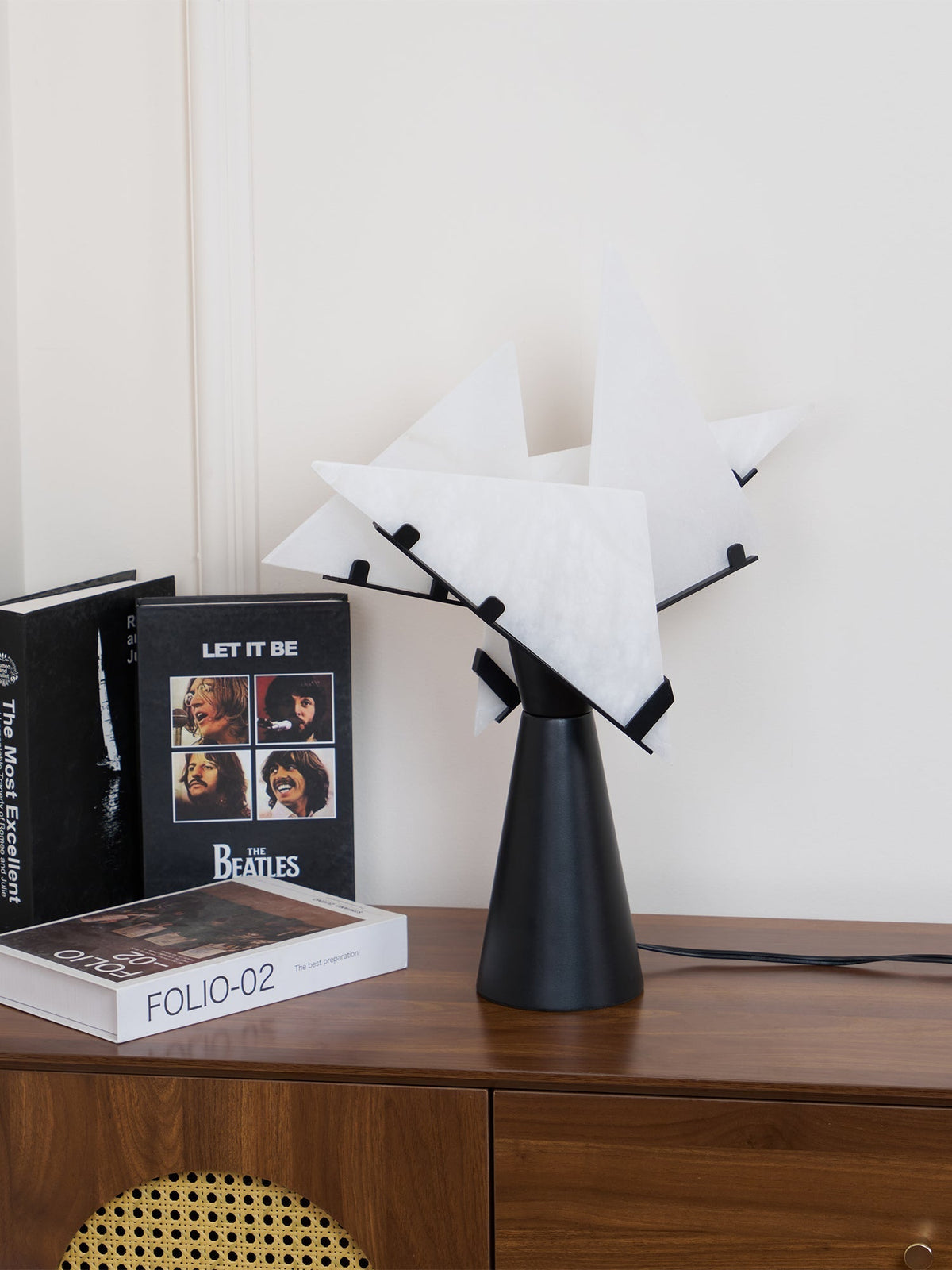 Aursilion lámpara de mesa Star de alabastro