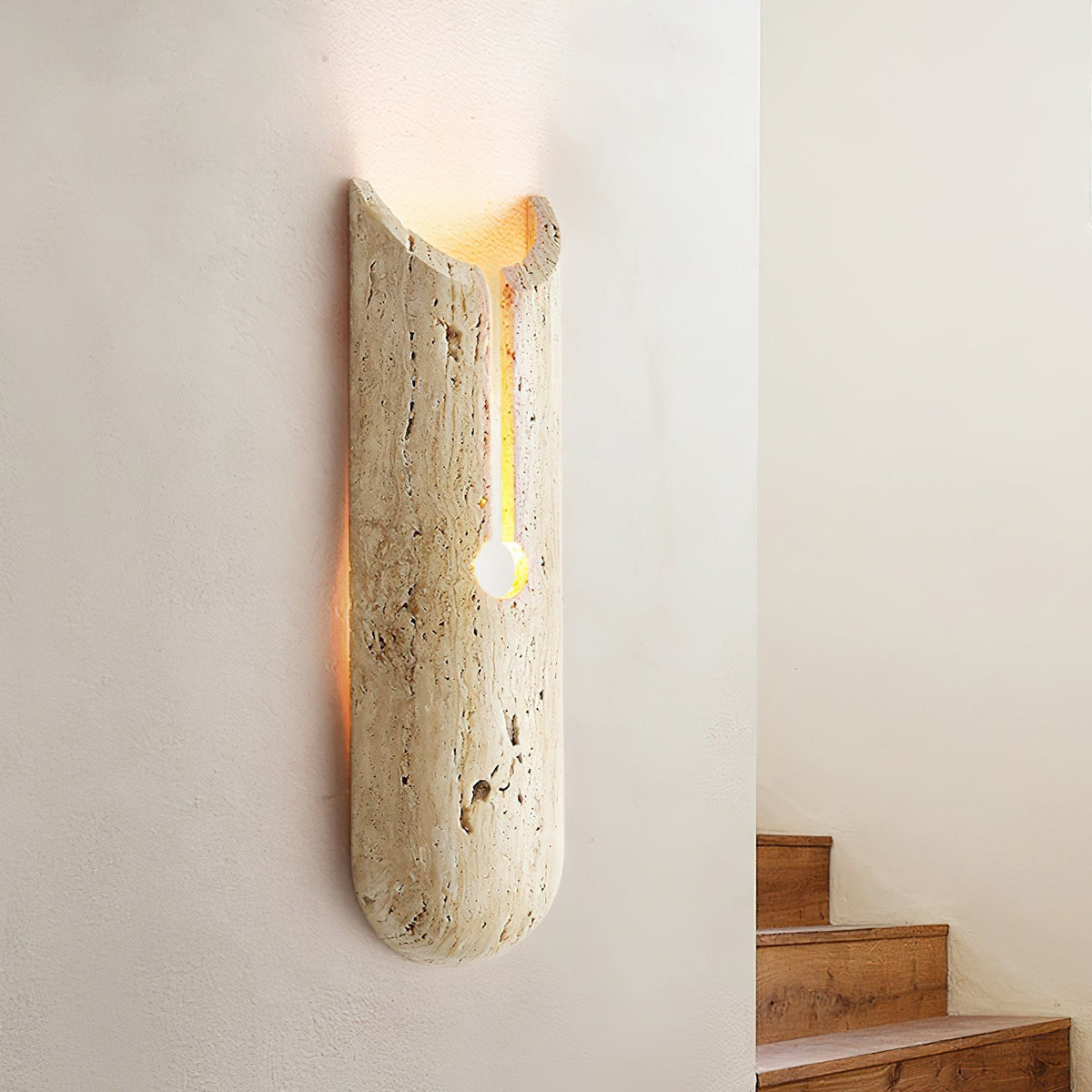 Olnorila aplique de pared travertino