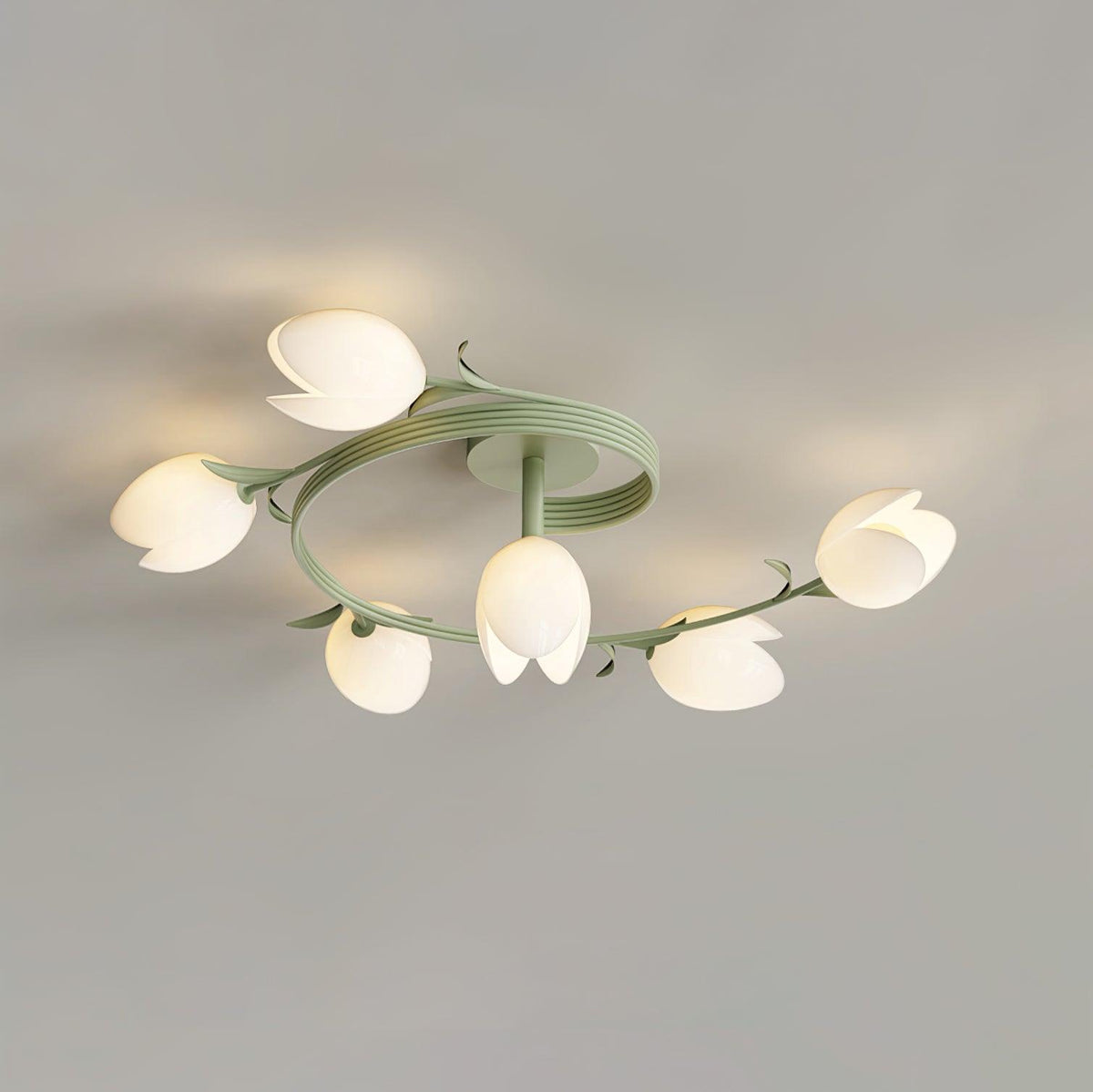 Lumuel 6-lámpara de techo Tulip