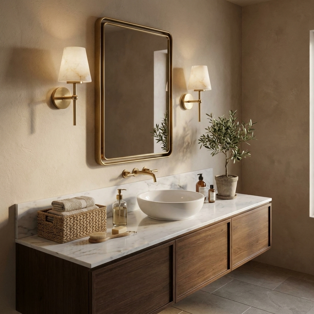 Stavermere Aplique de pared de alabastro