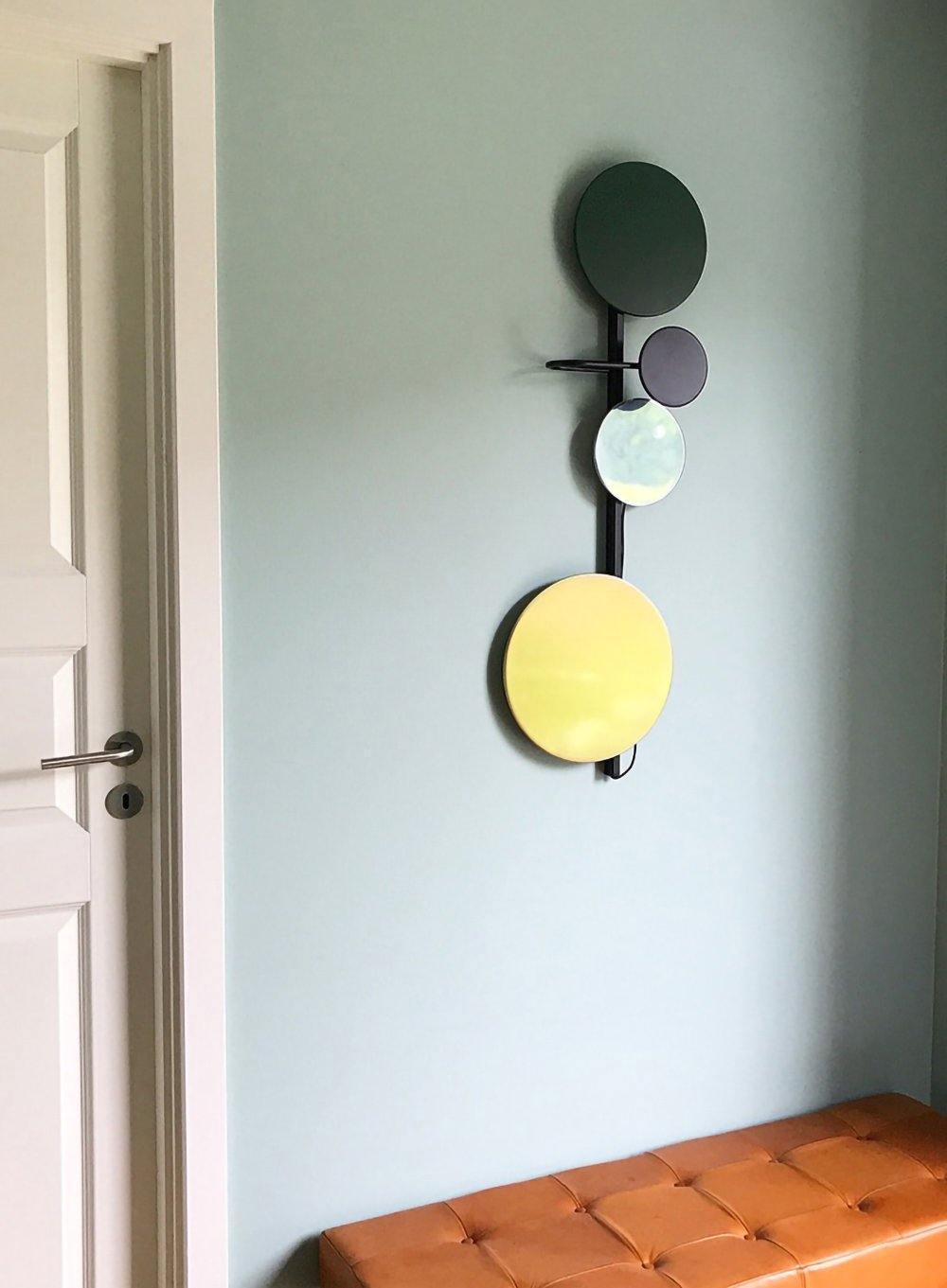 Mirq aplique de pared con discos artísticos magnéticos