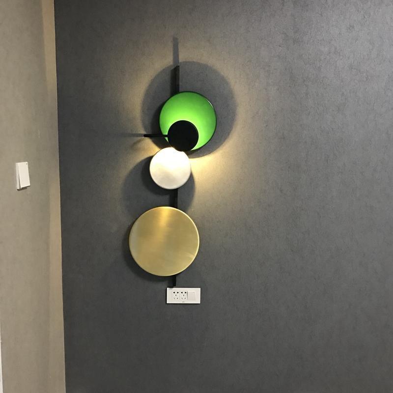 Mirq aplique de pared con discos artísticos magnéticos