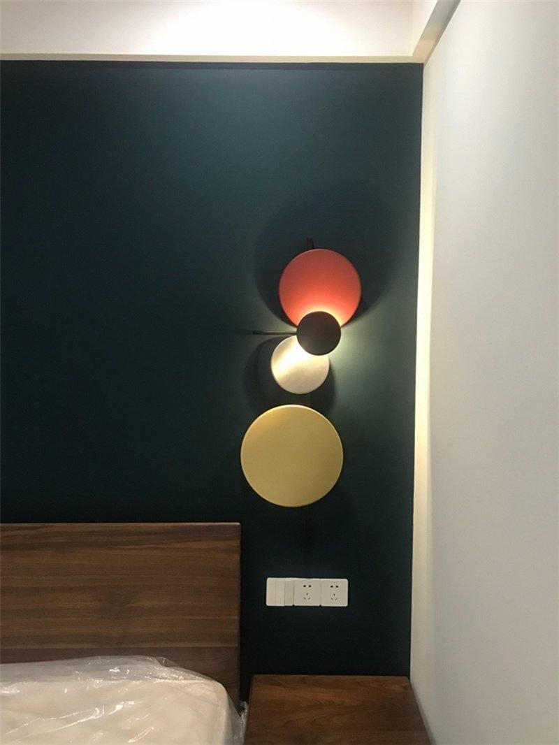 Mirq aplique de pared con discos artísticos magnéticos