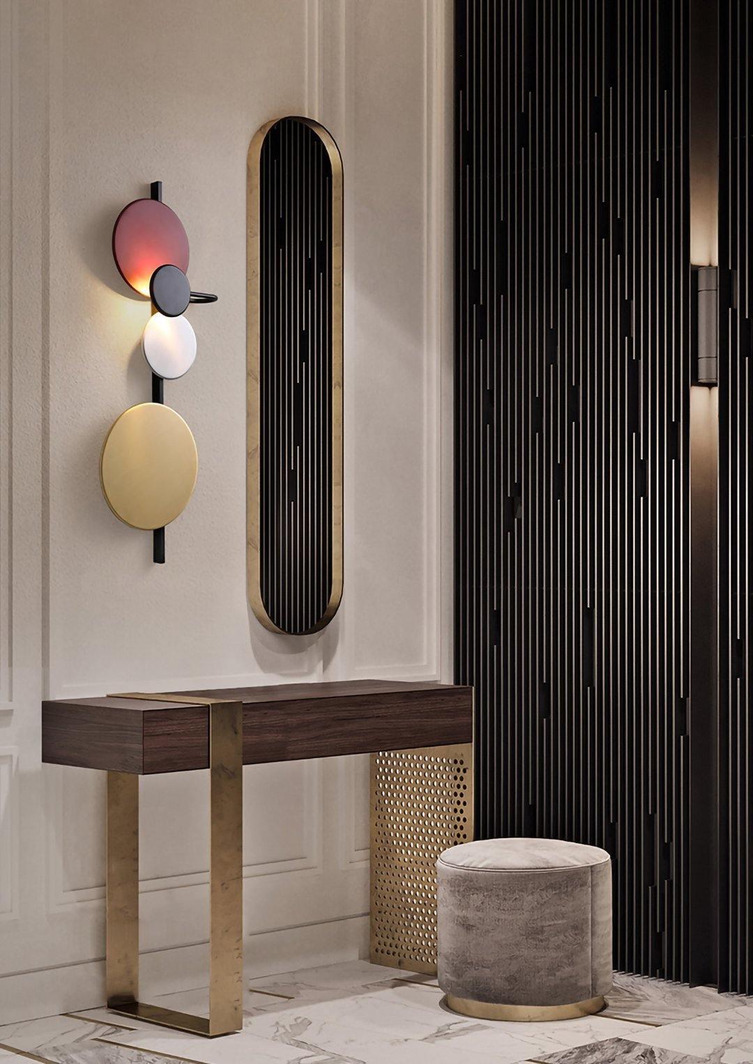 Mirq aplique de pared con discos artísticos magnéticos