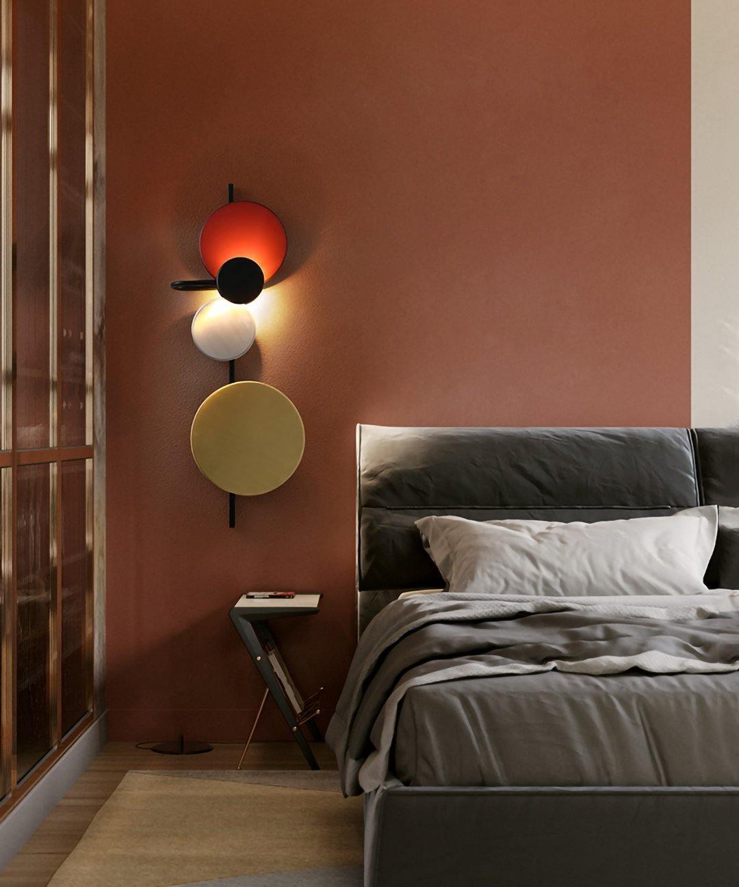 Mirq aplique de pared con discos artísticos magnéticos
