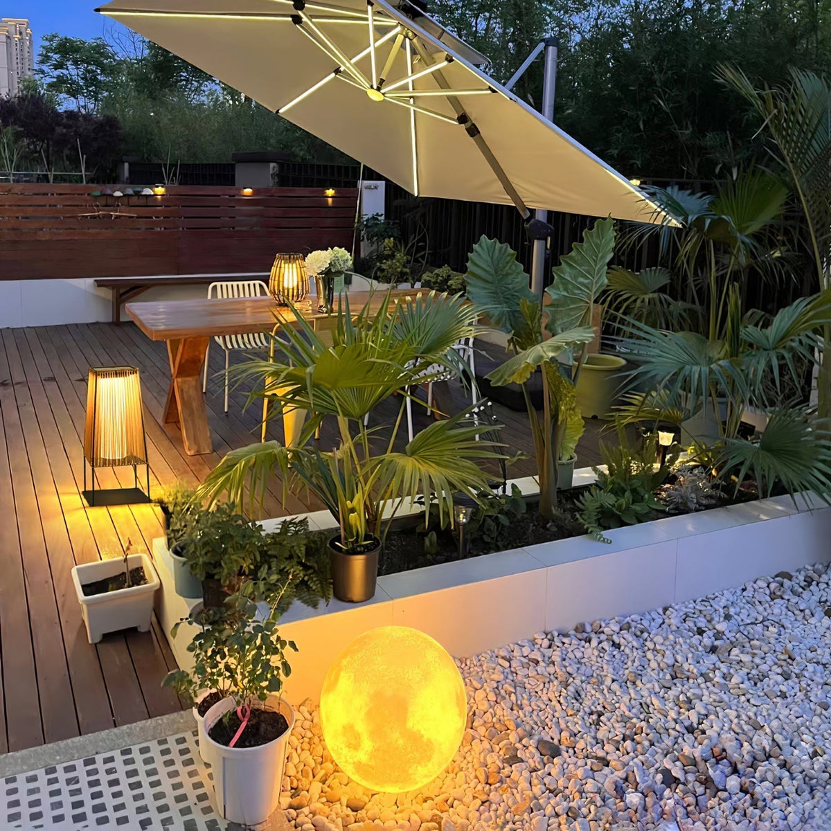 Aru luminaria exterior moderna