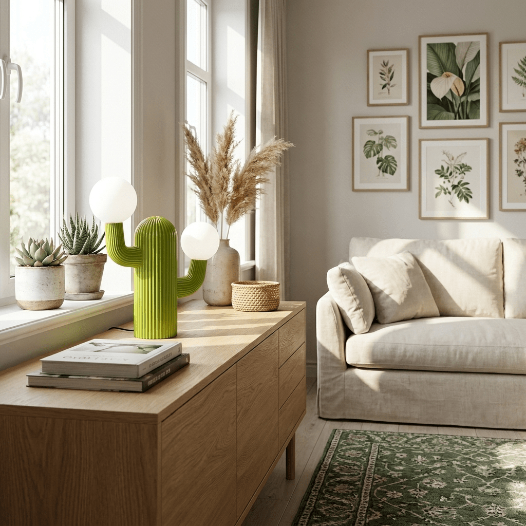 Lazlo lámpara de mesa Cactus