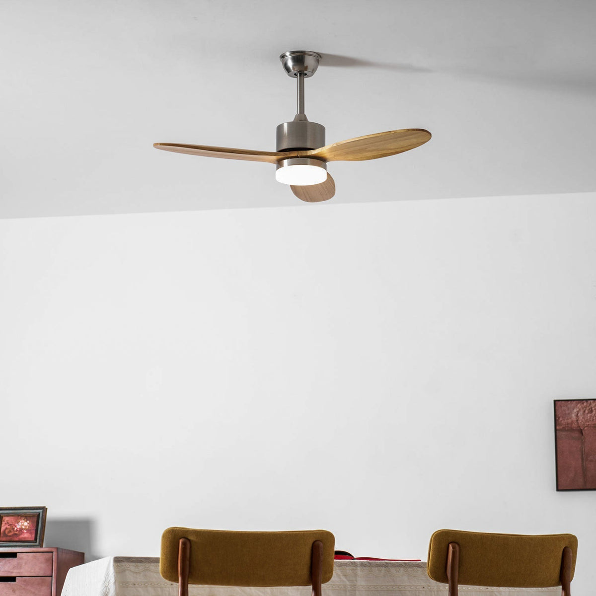 HushGlow ventilador de techo con luz