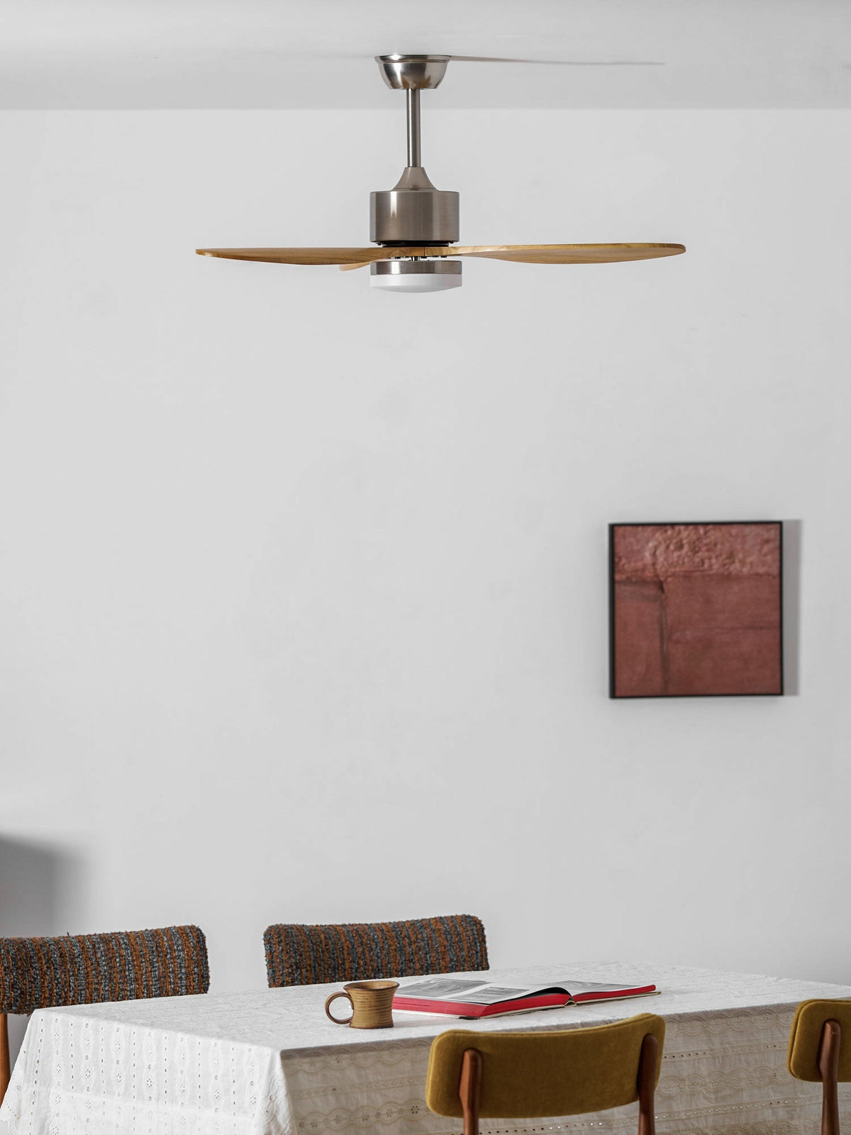HushGlow ventilador de techo con luz