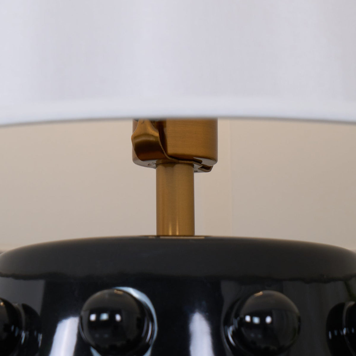 Nanex lámpara de mesa de cerámica y tejido