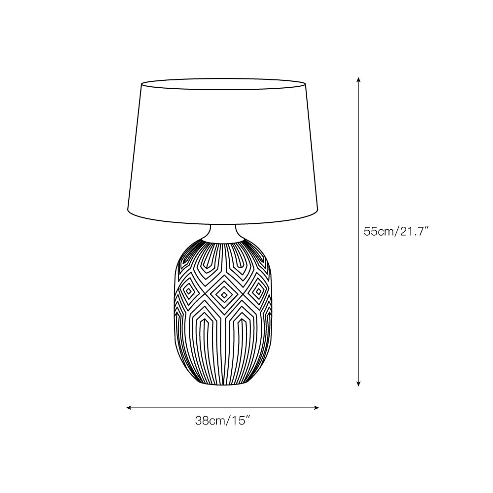 Glyph lámpara de mesa