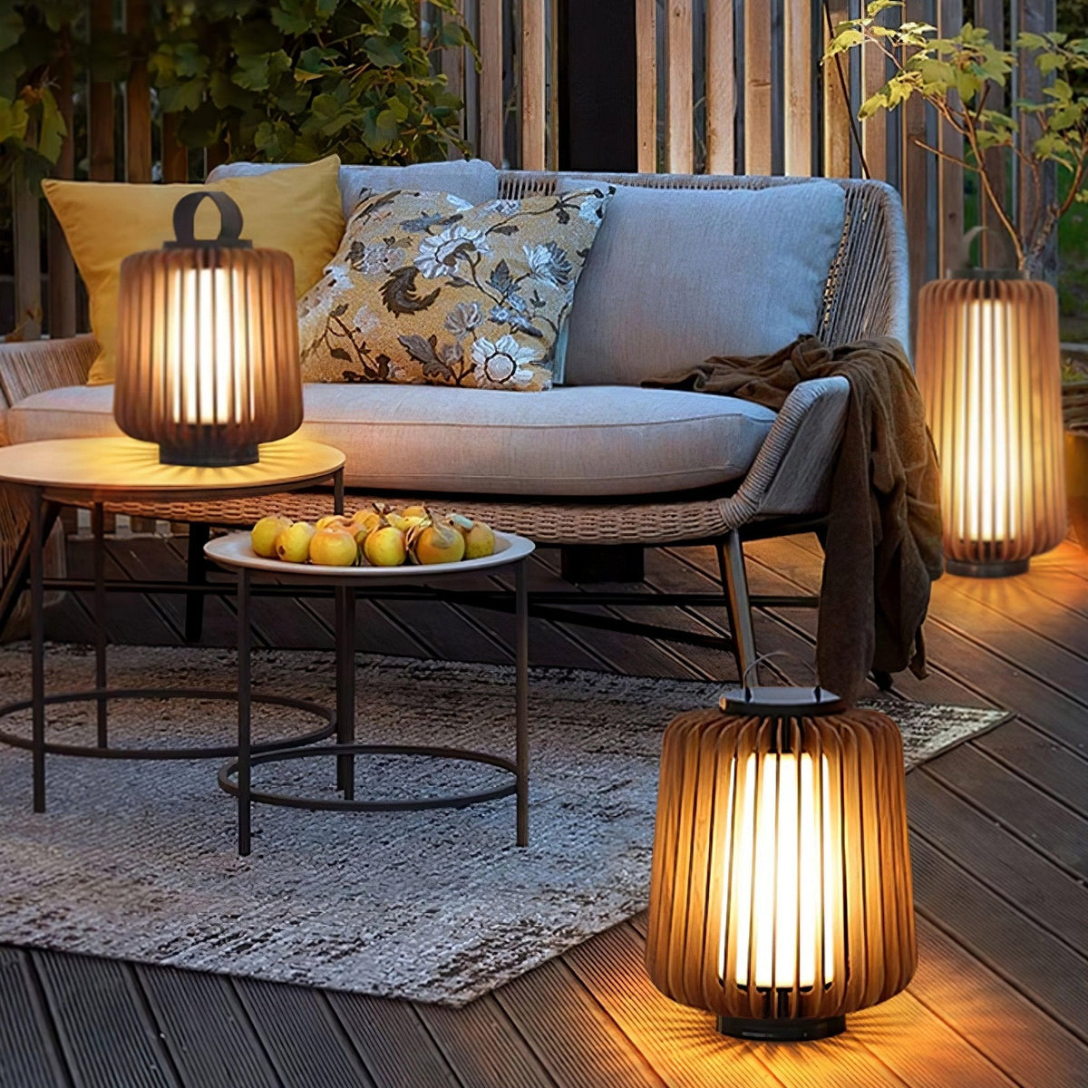Irina luminaria exterior portátil de arte Irina