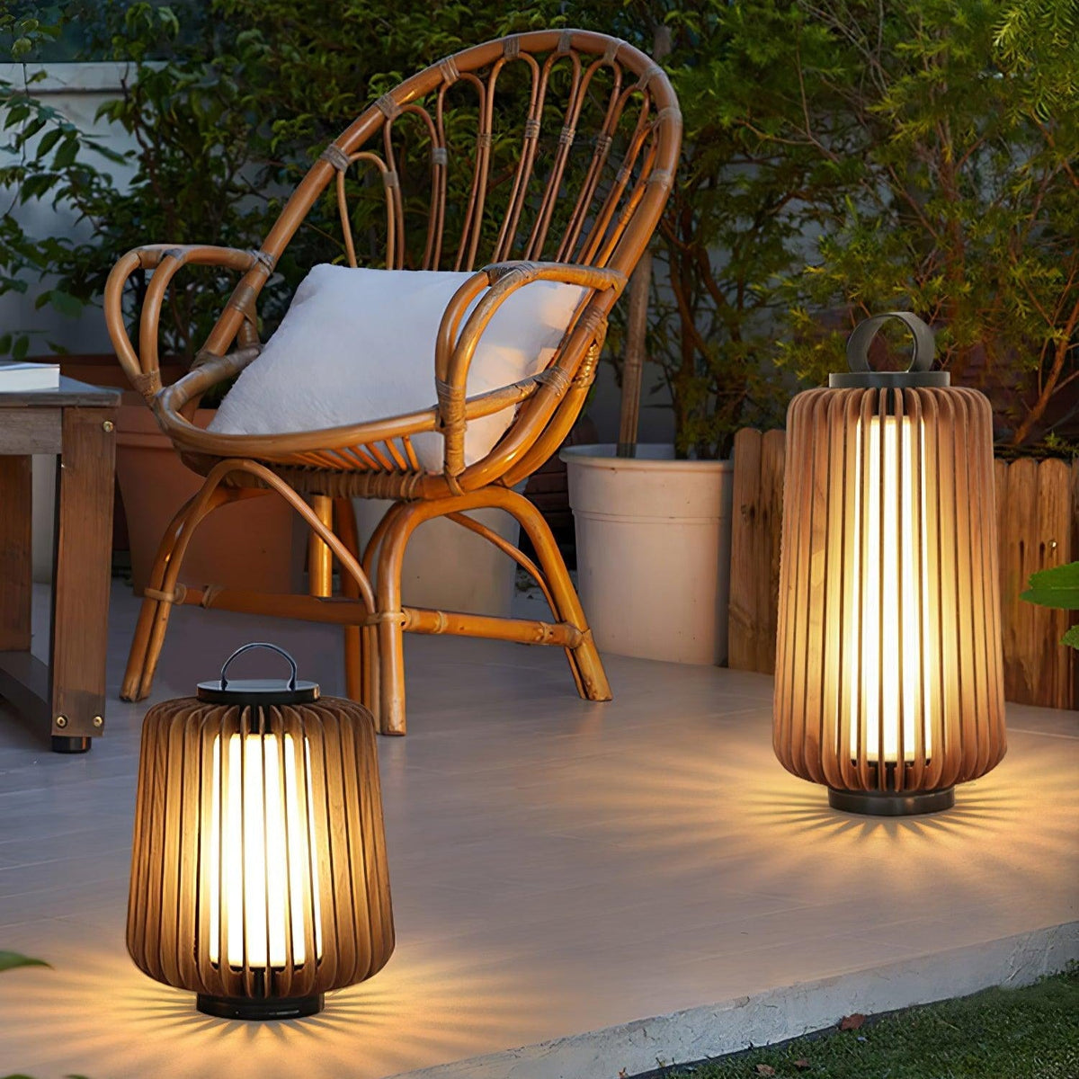 Irina luminaria exterior portátil de arte Irina