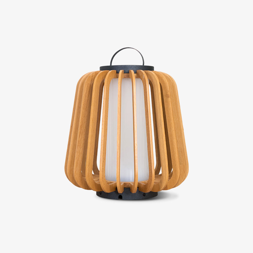 Slat luminaria exterior de mesa