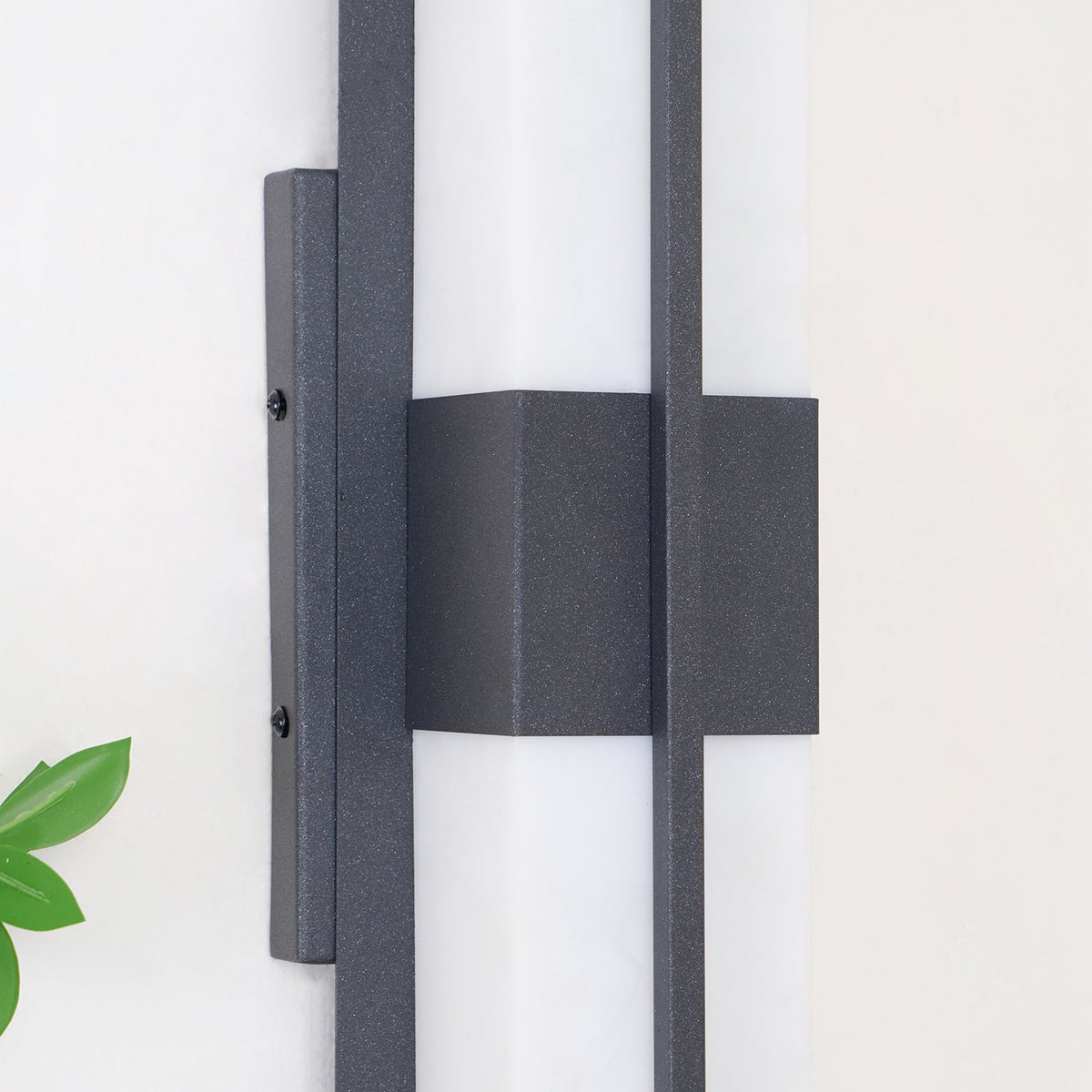 Elarvin aplique de pared clásico único exterior de resina