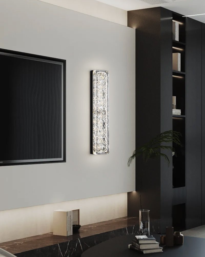 Mavi aplique de pared Prismatic Rectangle resina