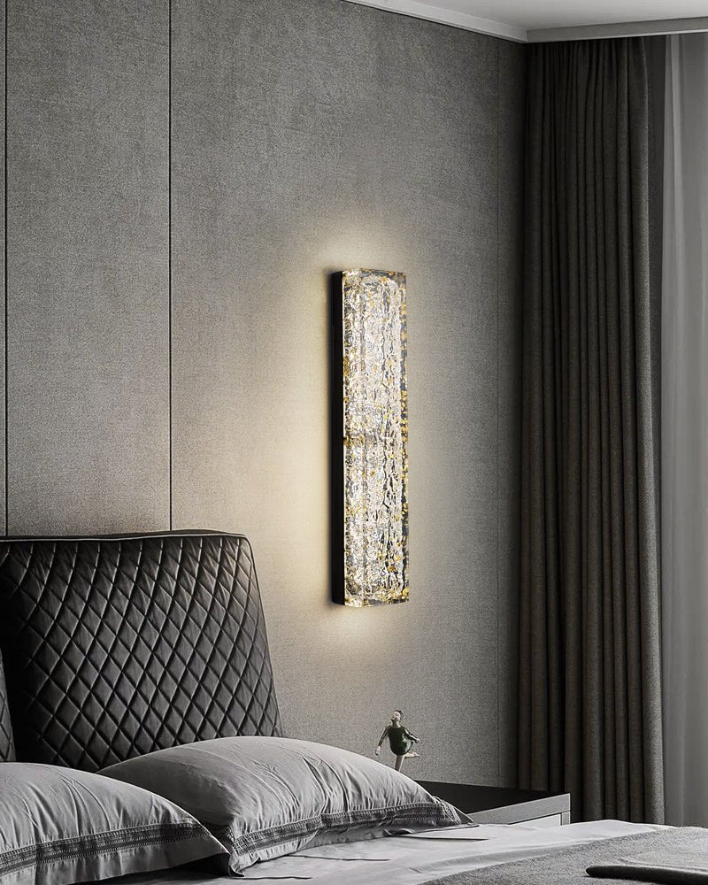 Mavi aplique de pared Prismatic Rectangle resina