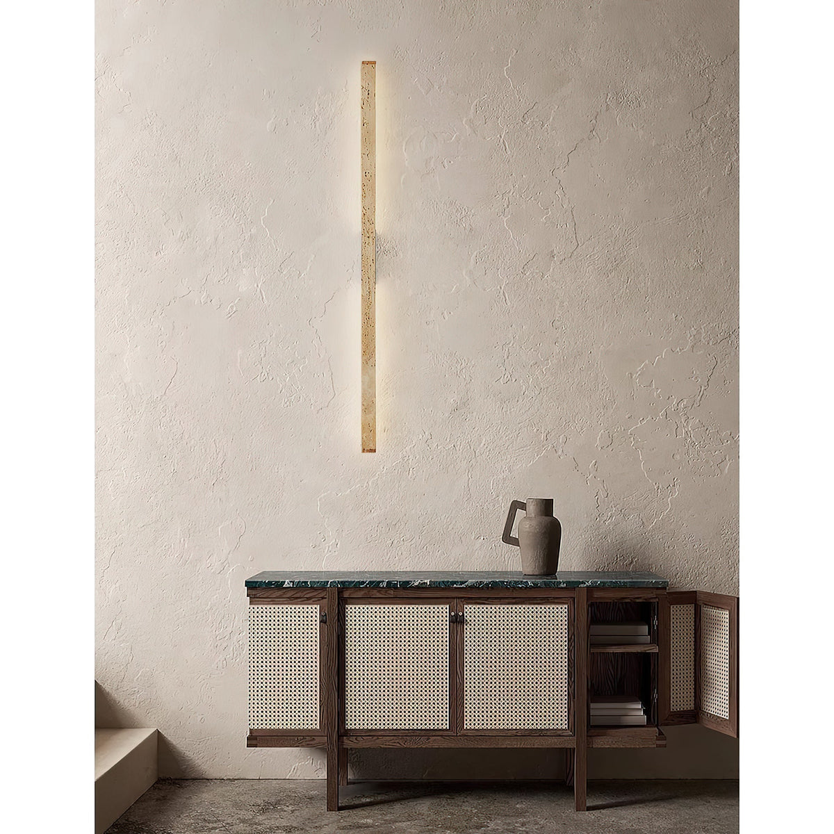 Vivyna aplique de pared travertino