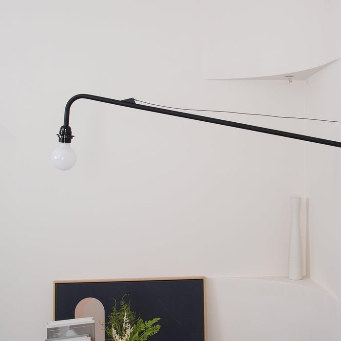 Blu aplique de pared moderno minimalista