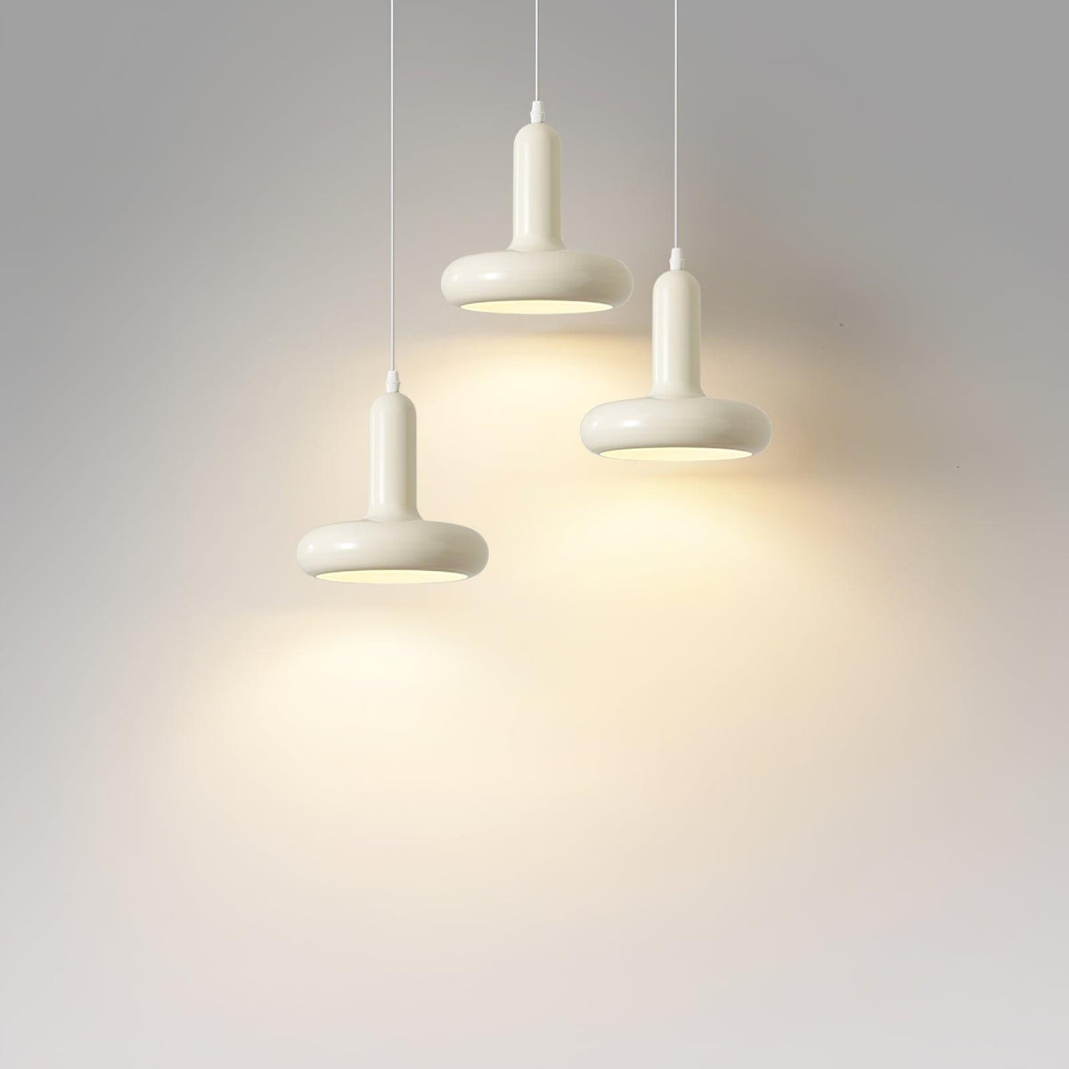 Lunaren lámpara colgante Cozy de estilo clásico Cream