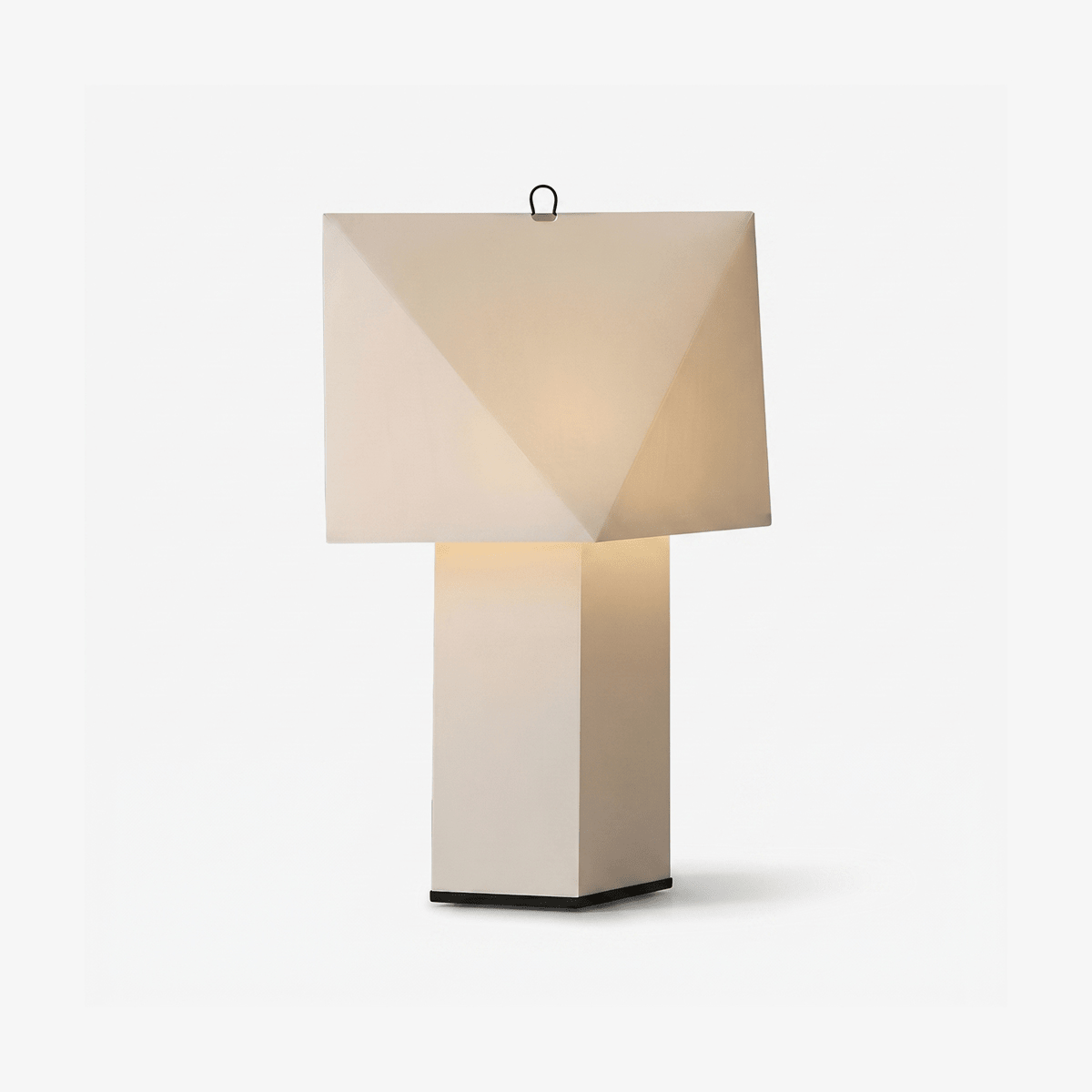 Mireval lámpara de mesa con pantalla de papel